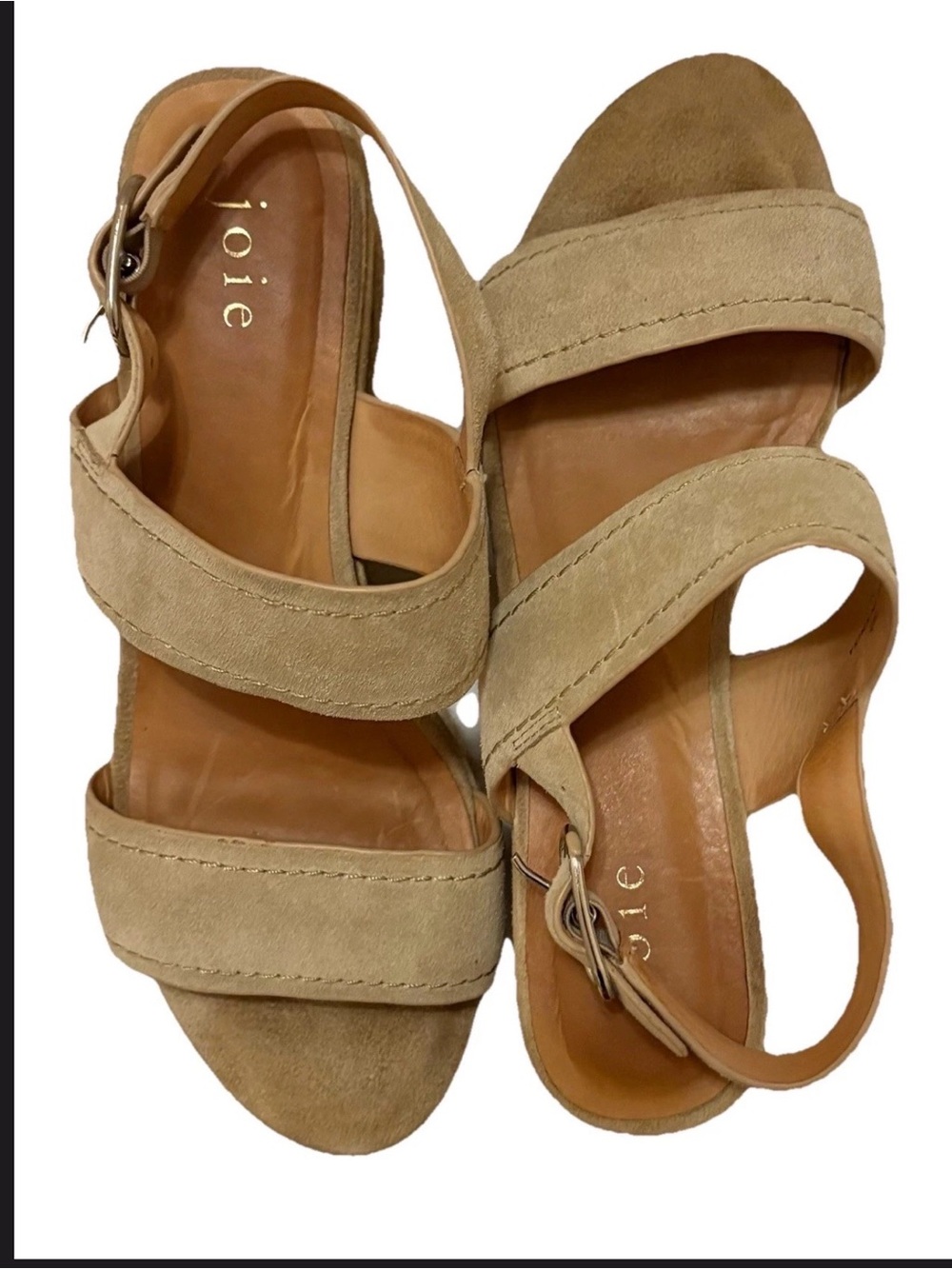 Joie Garland Suede Wedge Women’s Sandals Size 8.5